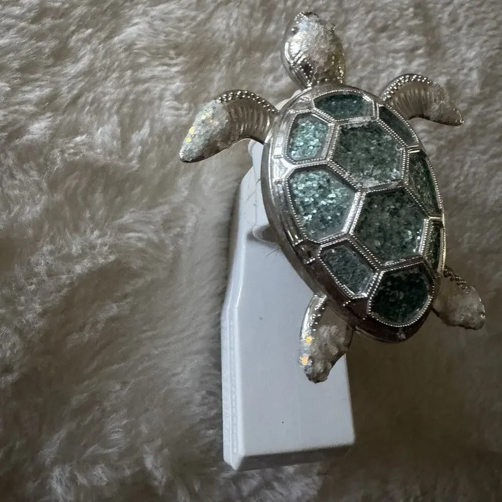 Bath & Body Works Wallflower PlugIn Shimmery BlueGreen TurtleDiffuser Nightlight